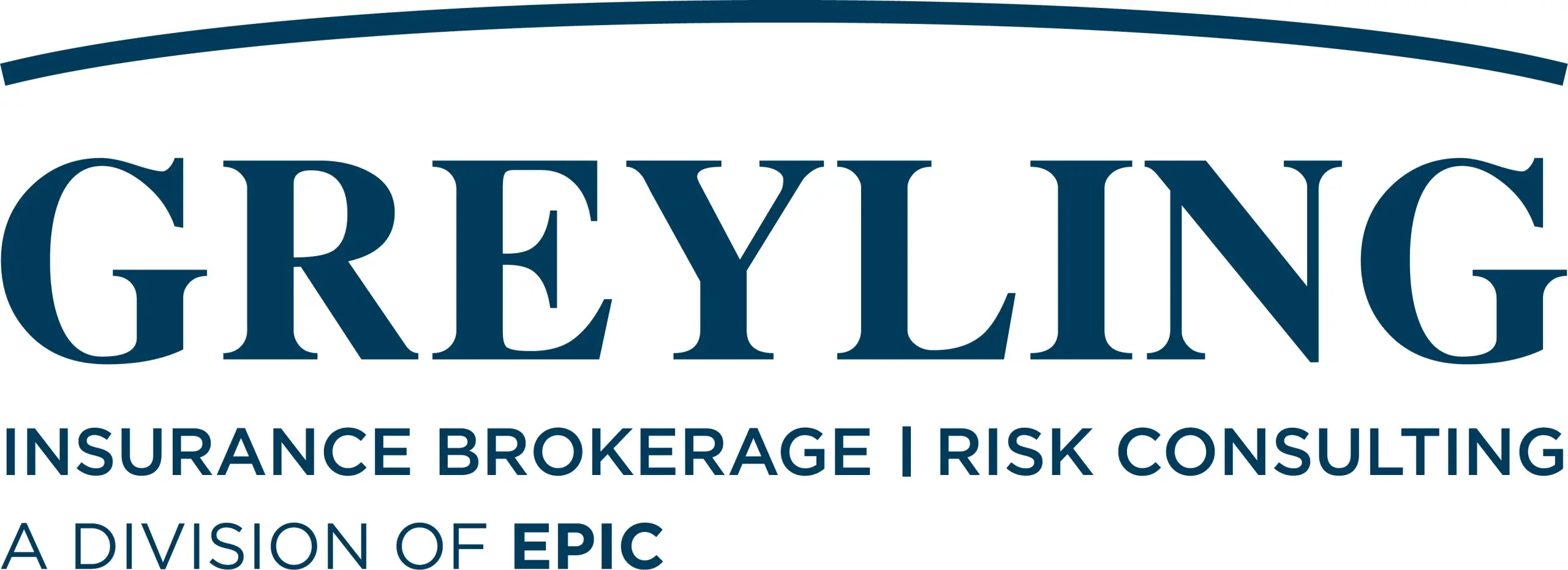Logo text: GREYLING in large letters. Below, Insurance Brokerage | Risk Consulting and A Division of EPIC in smaller text.